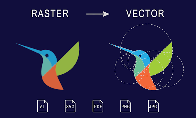 manually and professionally vectorize your logo or image