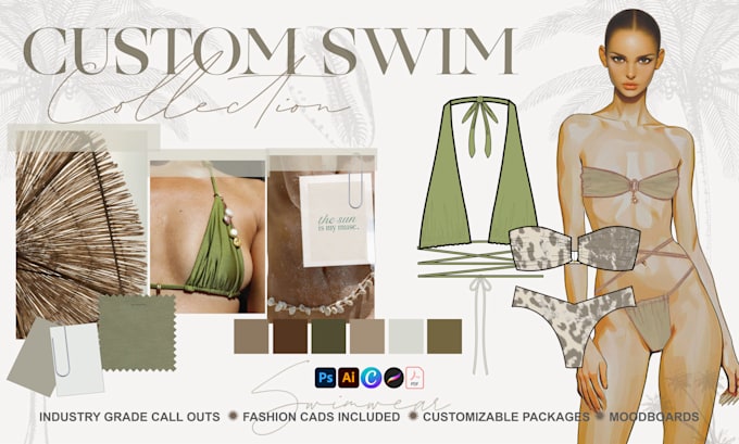 design you a beautiful swimwear collection