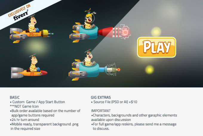Reskin Your Mobile App Or Game By Rocket Ruzzel