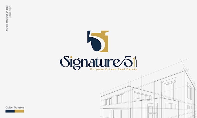 design a highly modern, minimalist and luxury logo