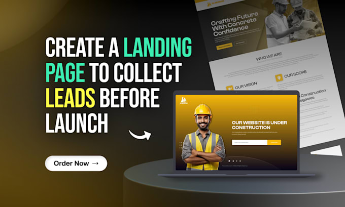 develop wordpress b2b landing page, b2c landing page