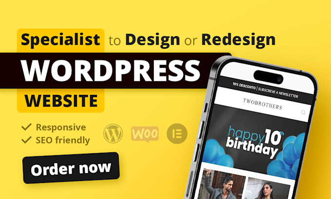 create a professional wordpress website with elementor pro