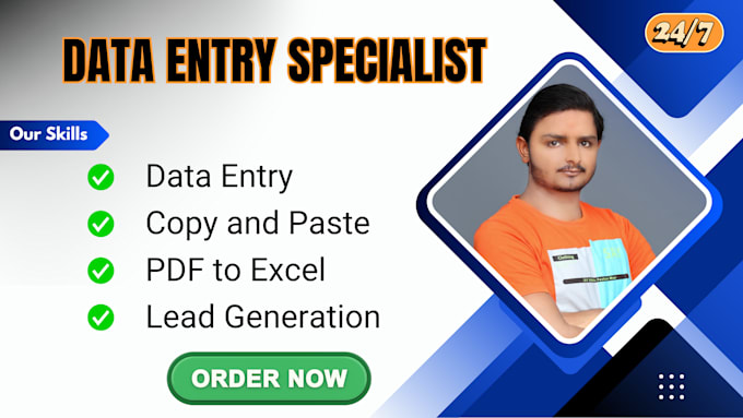 data entry, copy and paste, PDF to excel