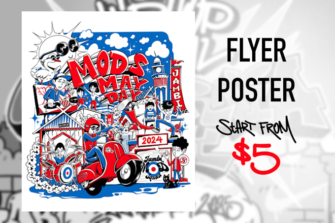 make eye catching posters and flyers for your brand or event