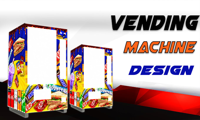 do vending machine wrap design, vending machine design, arcade game wrap
