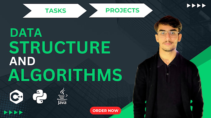 do data structures and algorithms tasks and projects in python cpp java