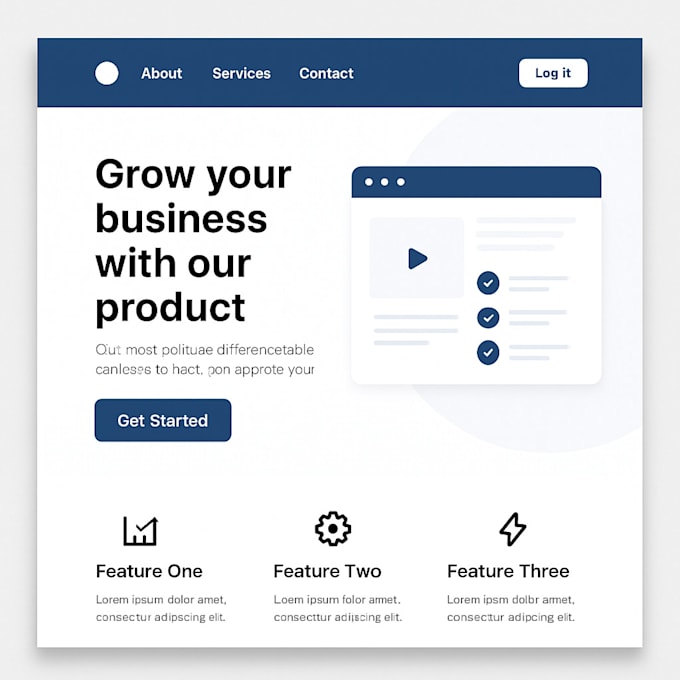 make websites using frontend technologies with pixel perfect UI