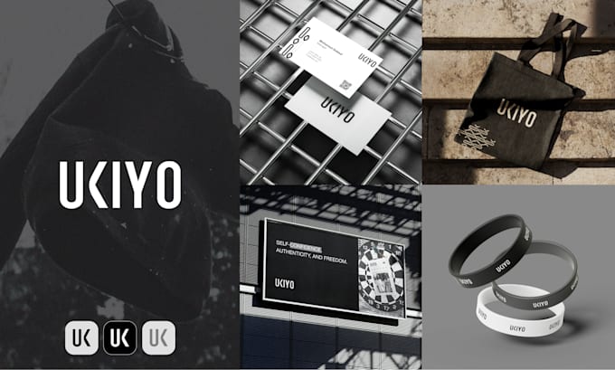 do brand identity design with logo and branding guidelines