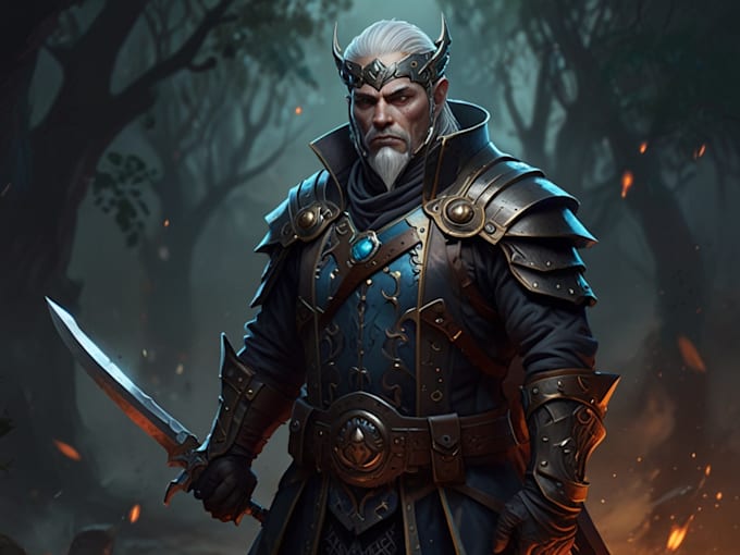 create fantasy character artwork