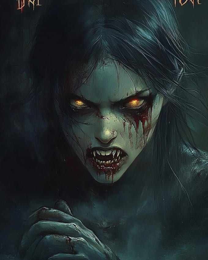 draw dark art brutal horror