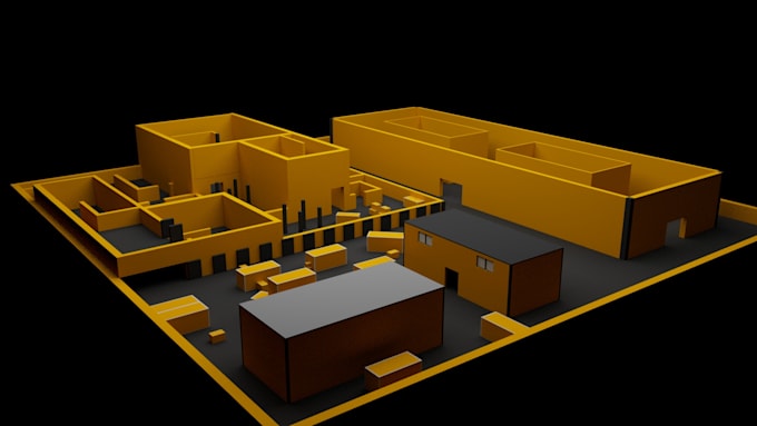 do professional low poly game assets and enviroment