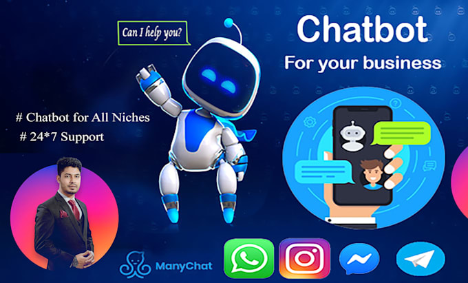 create chatbot for social media platforms using manytcha