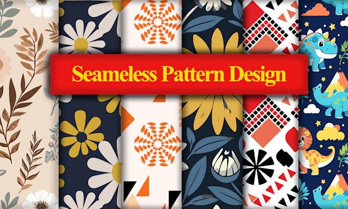 design seamless pattern for fabric design