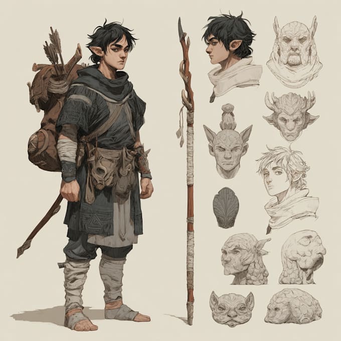 depict your character art for oc or dnd
