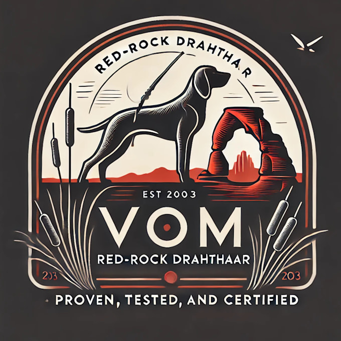 make professional elegant, dog logo design with new concept
