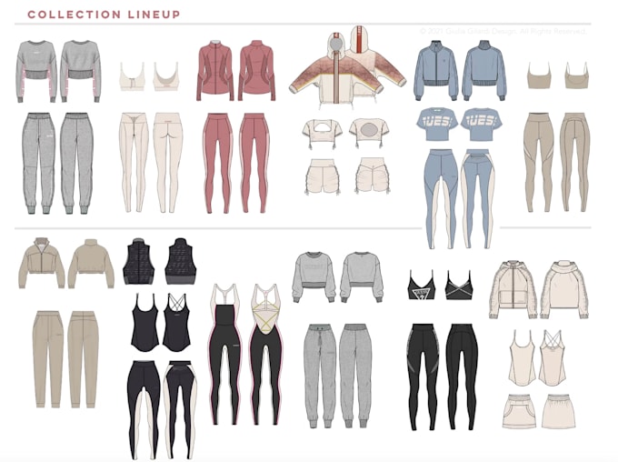 design activewear womenswear collections