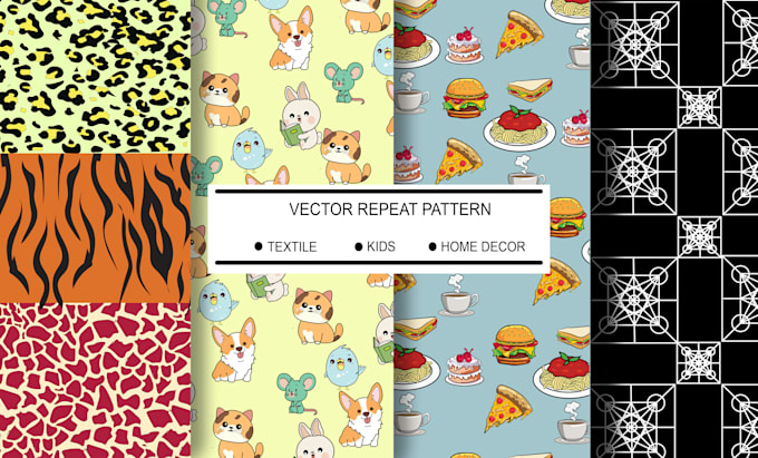 design seamless pattern for textiles, fabric, and wallpapers