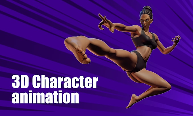 create high quality 3d character animations for games in blender