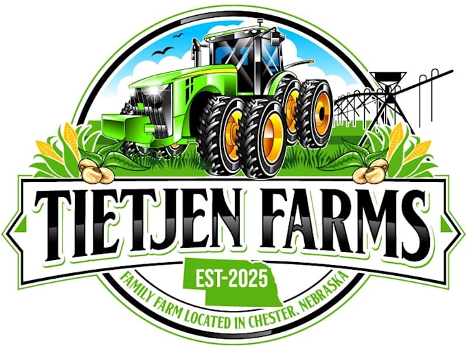 design wonderful tractor logo
