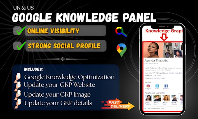create verified google knowledge panel for author actor artists