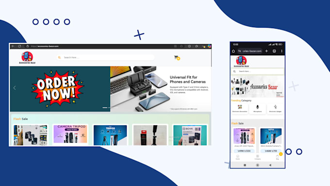 create single vendor ecommerce website