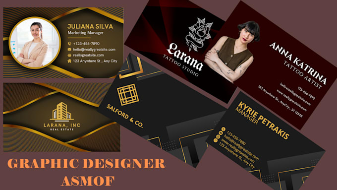 create professional and luxury business cards