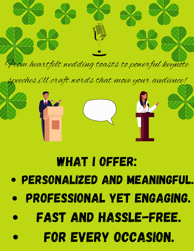 craft professional speeches for every occasion