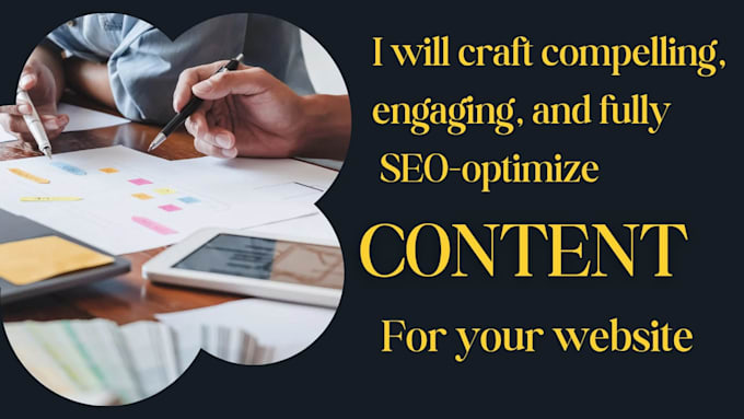 write attractive and compelling website content