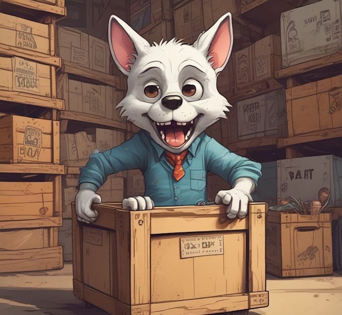 create original bright cartoon character design