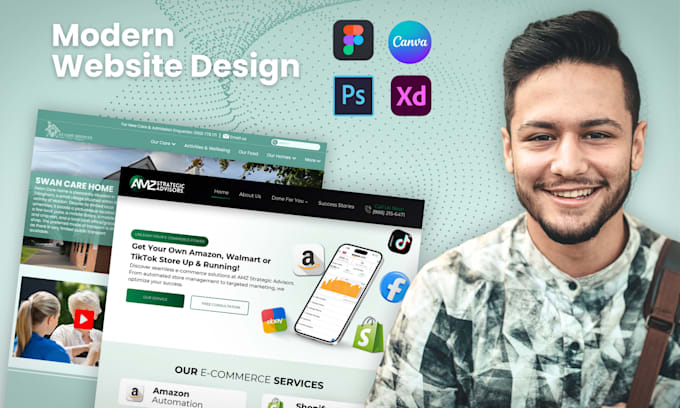 Do website and app ui ux design in figma by Gadgetspk344 | Fiverr