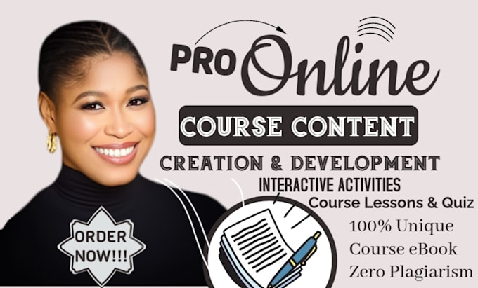 build course curriculum elearning course content development