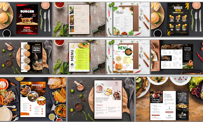design stunning custom restaurant menus that captivate customers