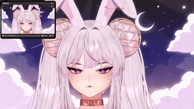 draw and rig nsfw vtuber model female vtuber model 2d vtuber model vtuber model