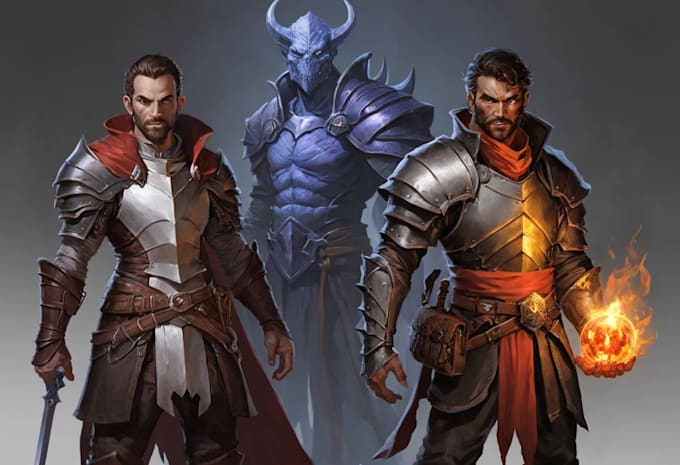draw your d and d character and oc