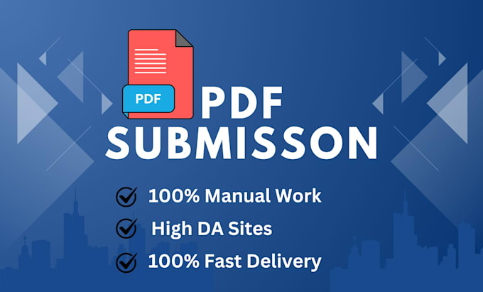 professionally submit your PDF submission for better ranking