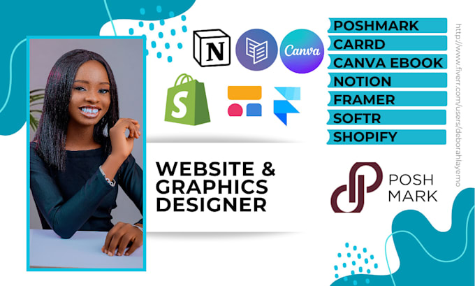 design softr web canva ebook carrd notion framer shopify website design poshmark