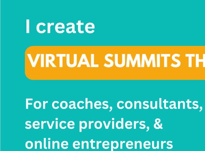 produce your virtual summit or event