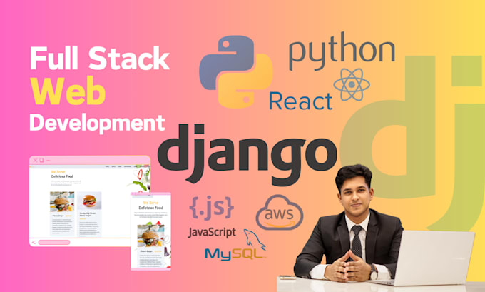 Develop full stack websites and web applications using python django ...