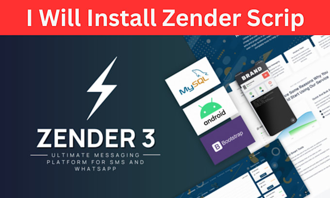 install zender whatsapp and SMS gateway script