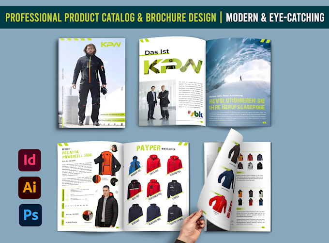 design business product catalog and brochure design