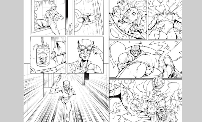 draw cute nsfw comic, sfw comic, erotic comic, comic page, comic illustration