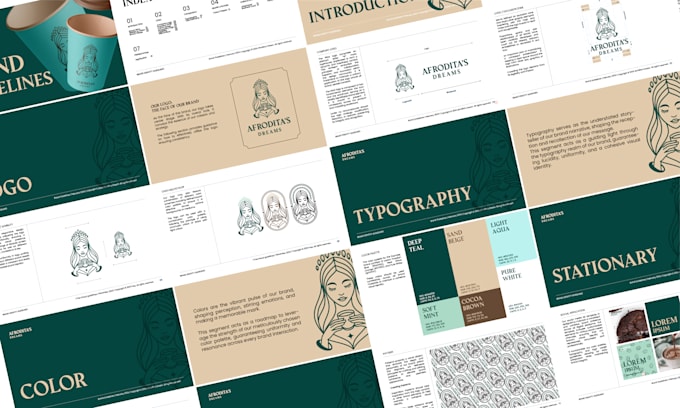 design your brand style guide and logo