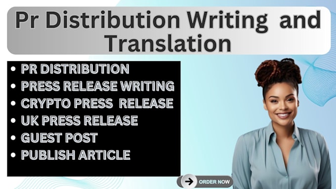 do pr distribution and writing submit pr on crypto media site
