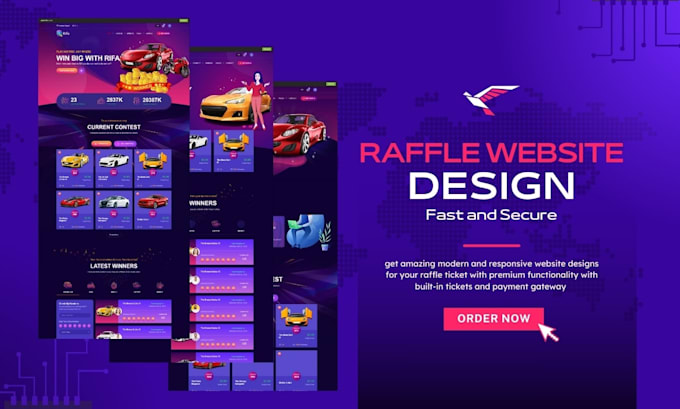 Build raffle website competition website raffle event raffle ...