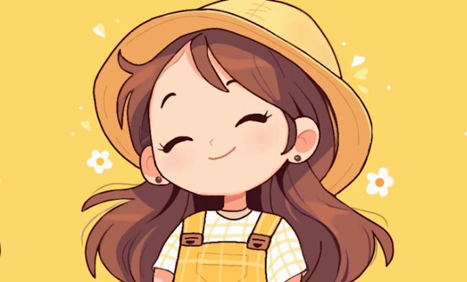 design cute kawaii style character illustrations