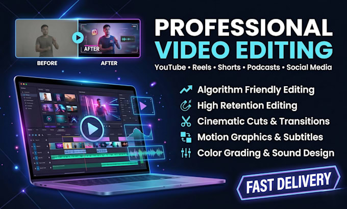 do youtube video editing with SEO optimization