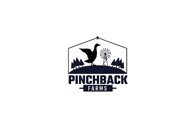 do trendy farm logo design with brand identity in your range