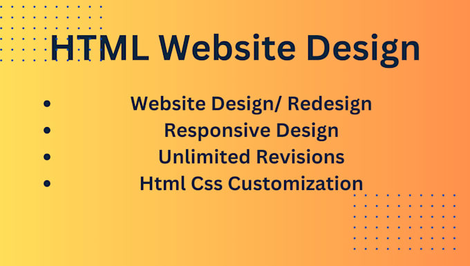 Do website design html css front end with landing page by Kanj271 | Fiverr