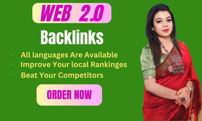 manually provide 50 web 2 0 backlinks and article submission to high da websites