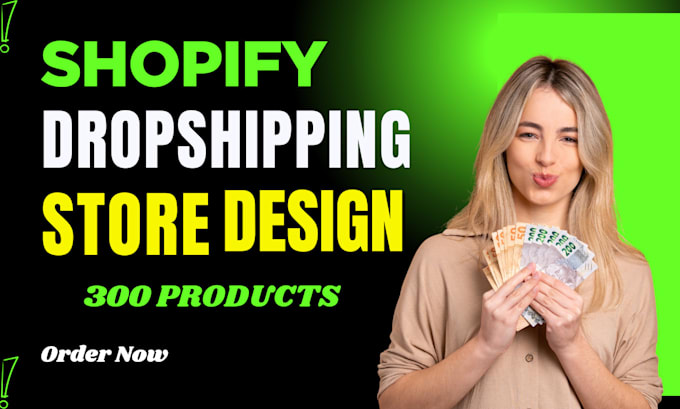Design shopify dropshipping store, redesign website, shopify store by ...